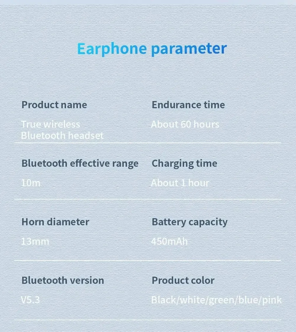 Air Pro 5 TWS Max Wireless Bluetooth Earphones