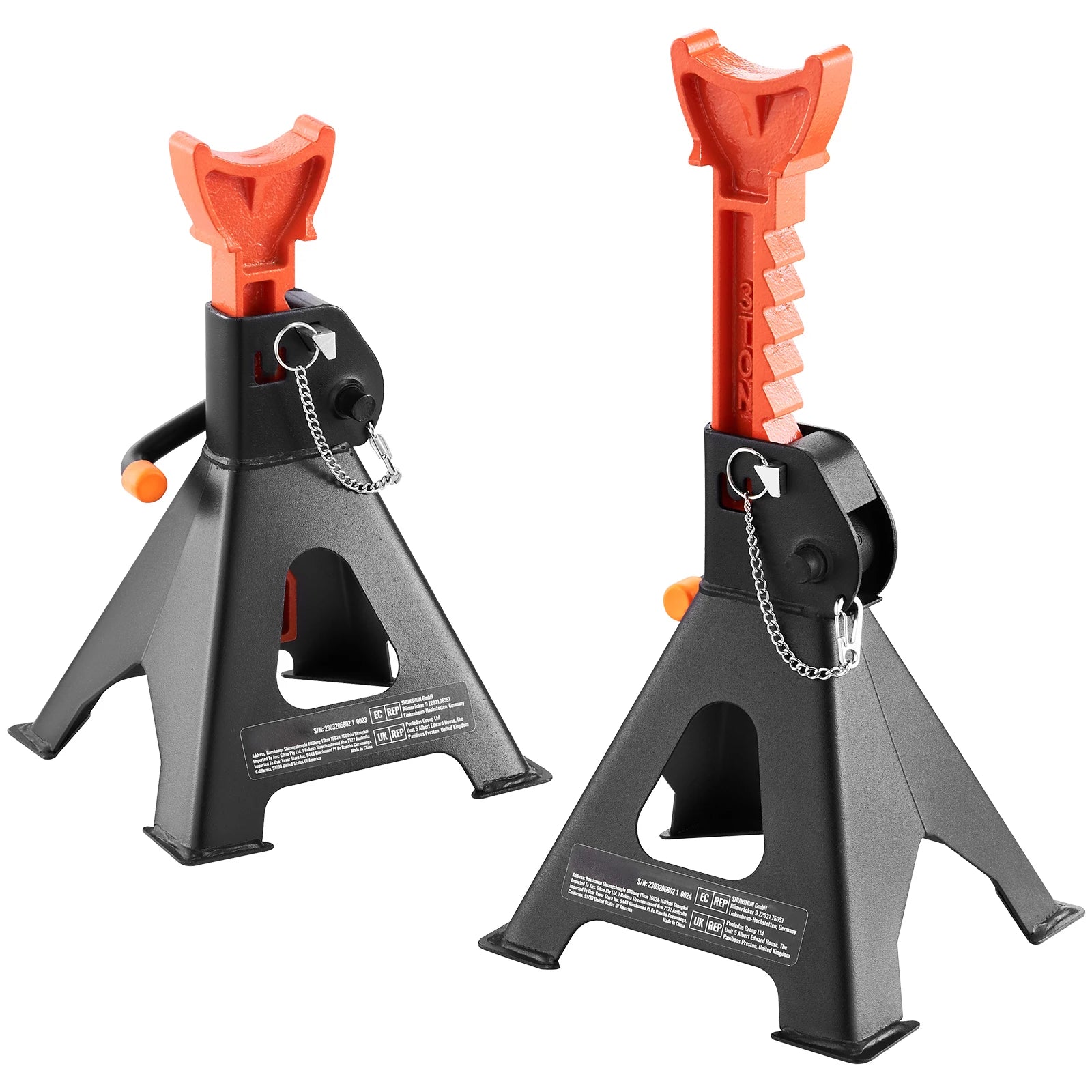 Jack Stands 3Ton on Capacity