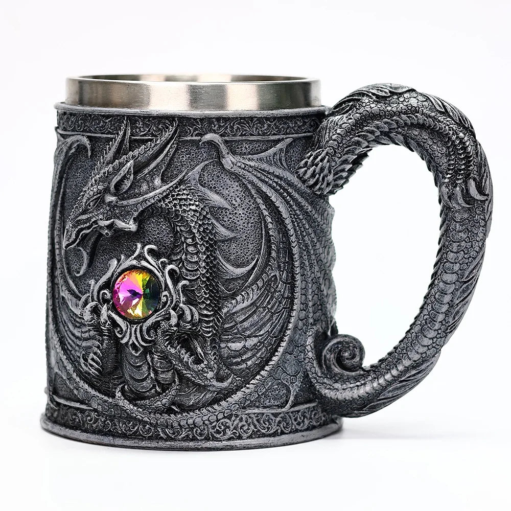 Valhalla Viking Stainless Steel Beer Tankard
