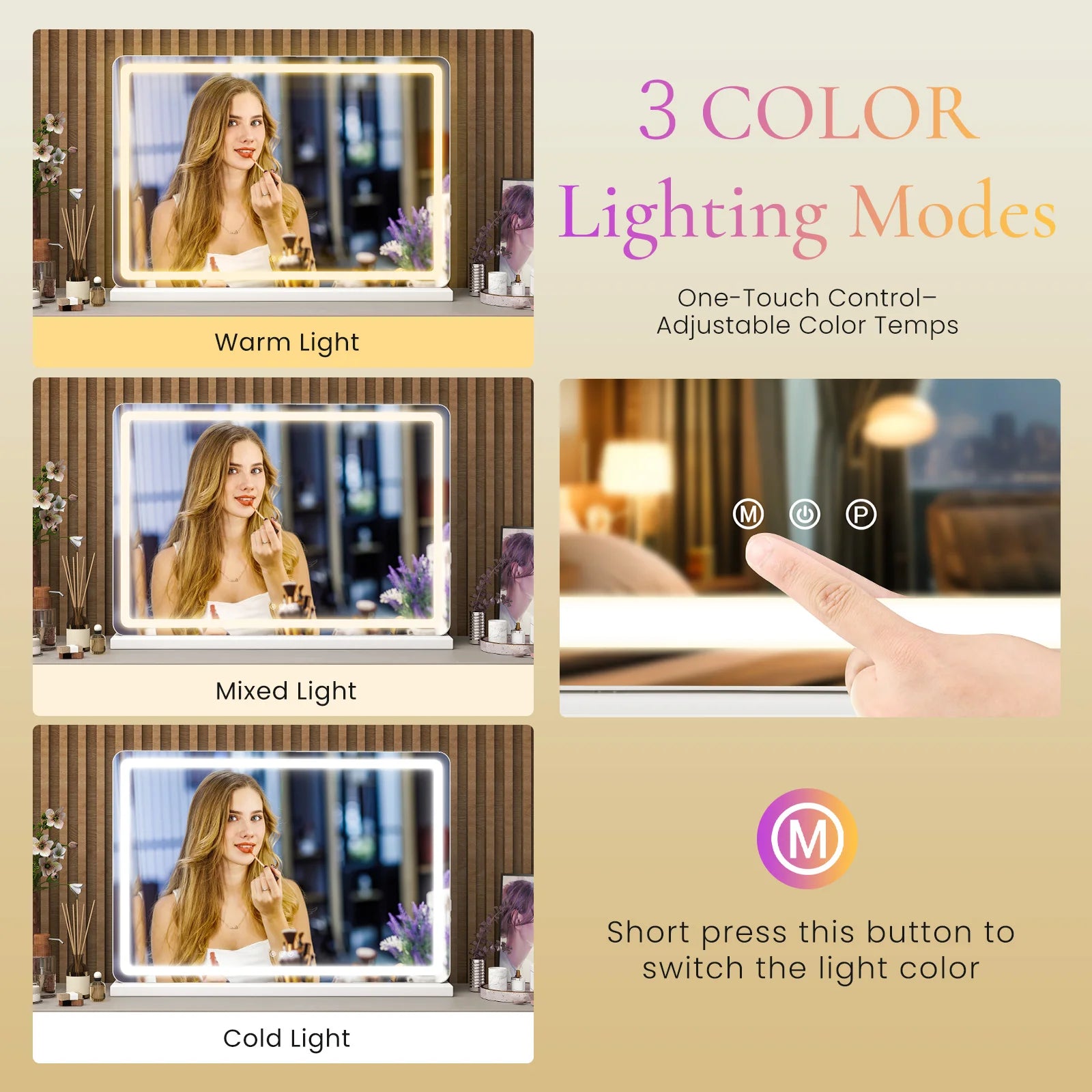 LED Vanity Mirror with Lights