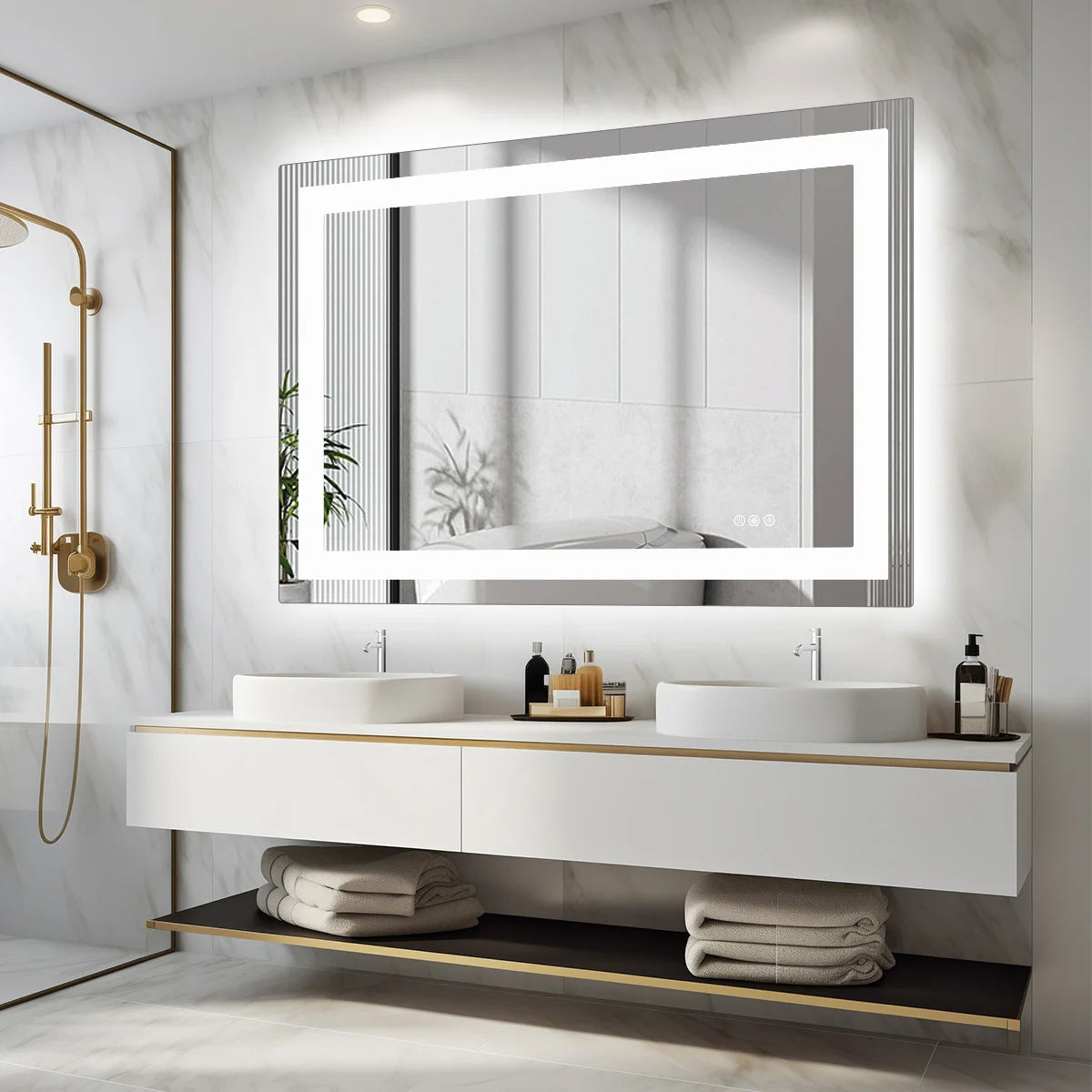 36"x 24"LED Bathroom Vanity Mirror