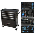 24.4" Tool Cabinet, 4 Drawer Rolling