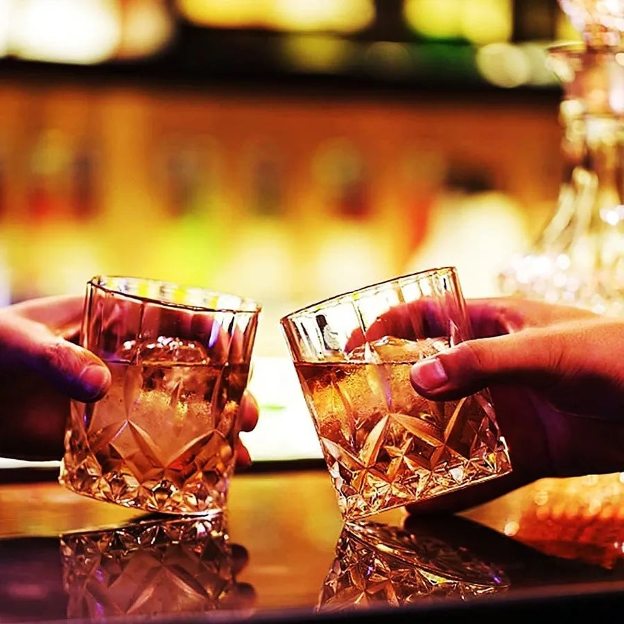 Whiskey Glasses Set of 4 Rock Glasses 11 oz