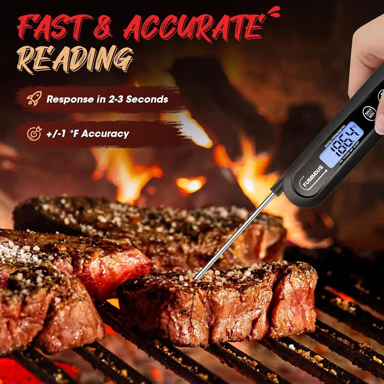 Instant Read Digital Meat Thermometer