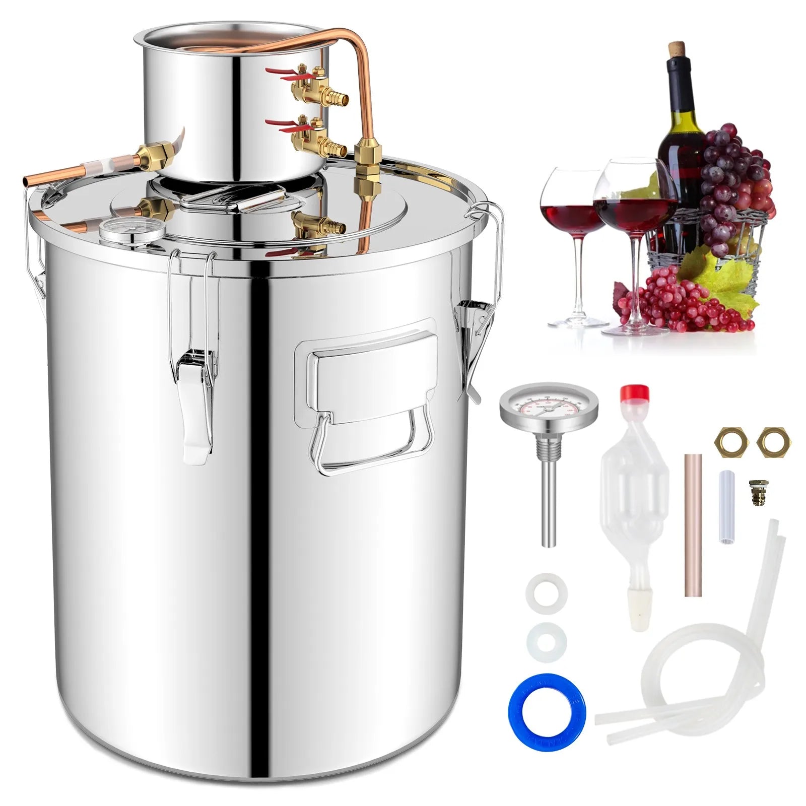 10 Gal Stainless Moonshine Still