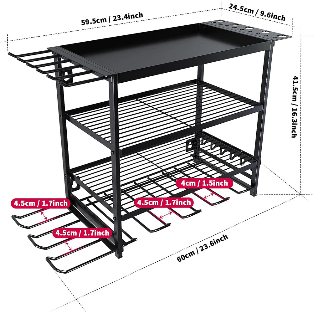 Power Tool Organizer 4 Layer Wall Mounted