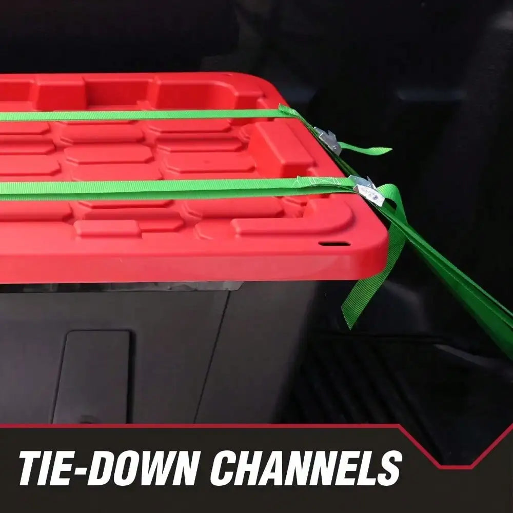 Large-capacity storage box snap-lock lid
