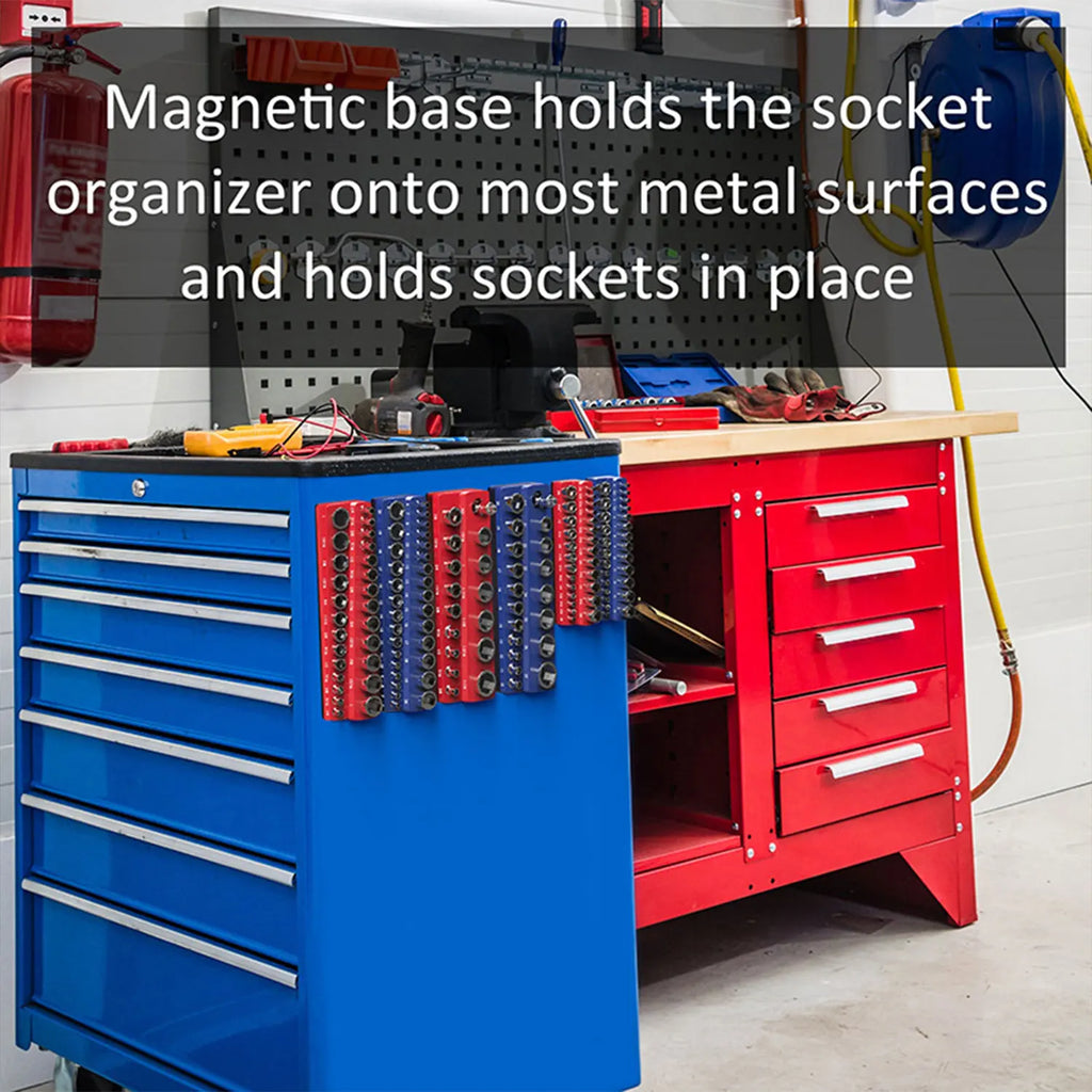 Magnetic Socket Organizer, 6-Piece