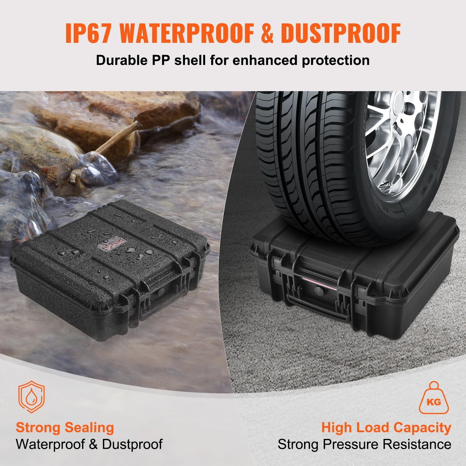 Hard Pistol Cases w/ Pre-cut PU Foam Lining