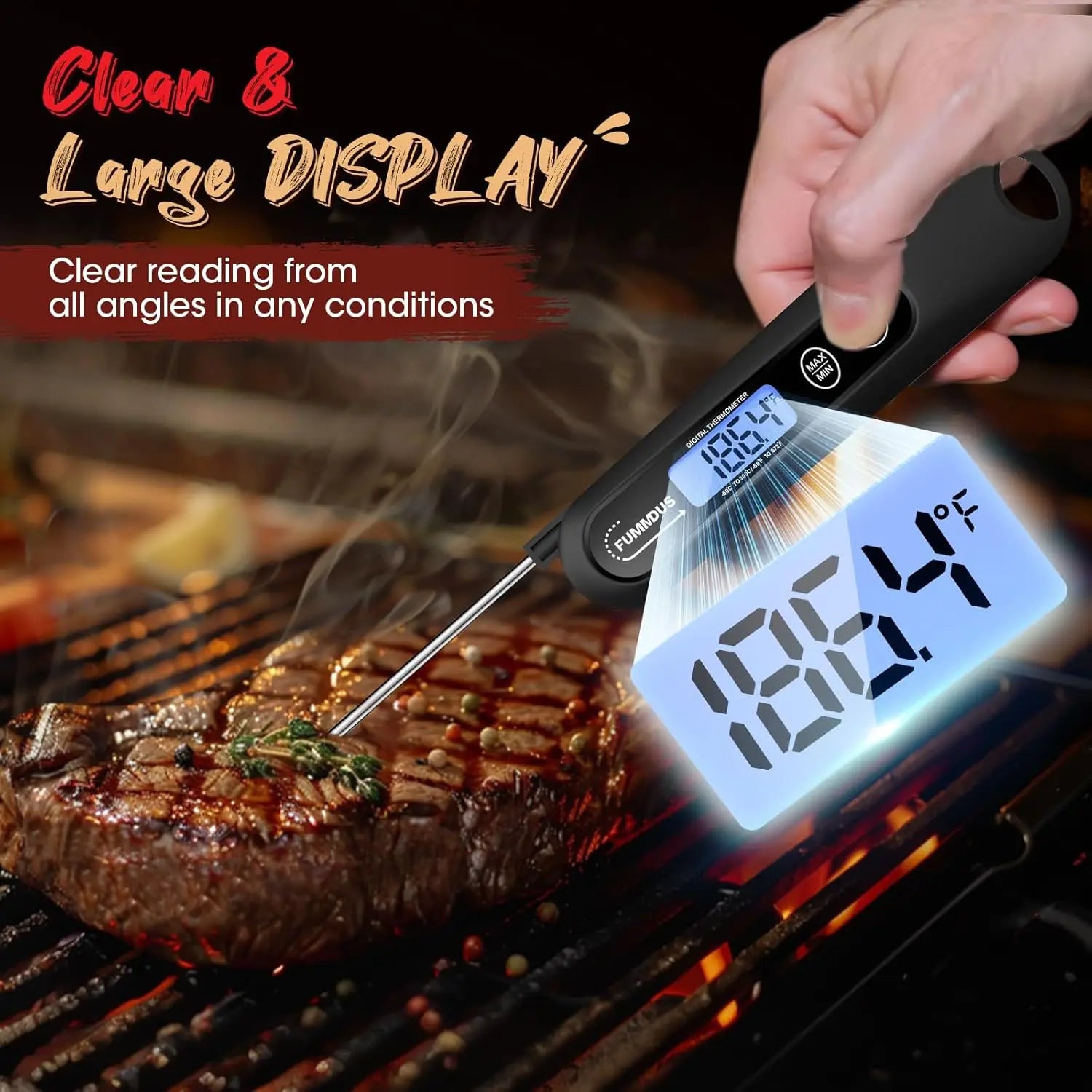 Instant Read Digital Meat Thermometer