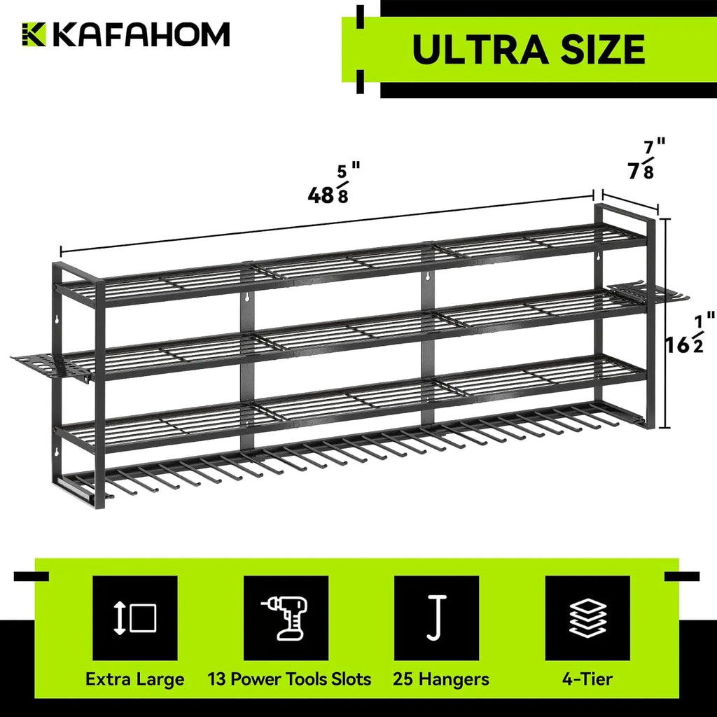 Large Wall Mount Tool Organizer