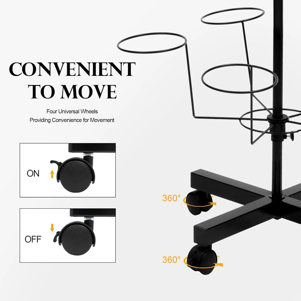Freestanding Rotating Hat Display Rack Stand