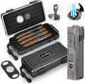 Travel Humidor and Cigar Set
