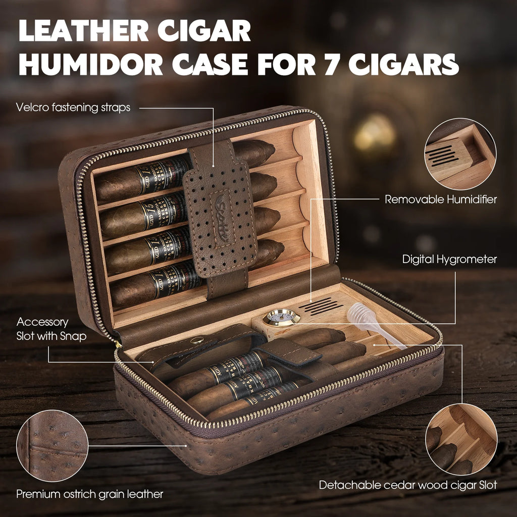 Portable Travel Cigar Humidor
