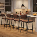 Bar Stools Set of 4 with Armrests