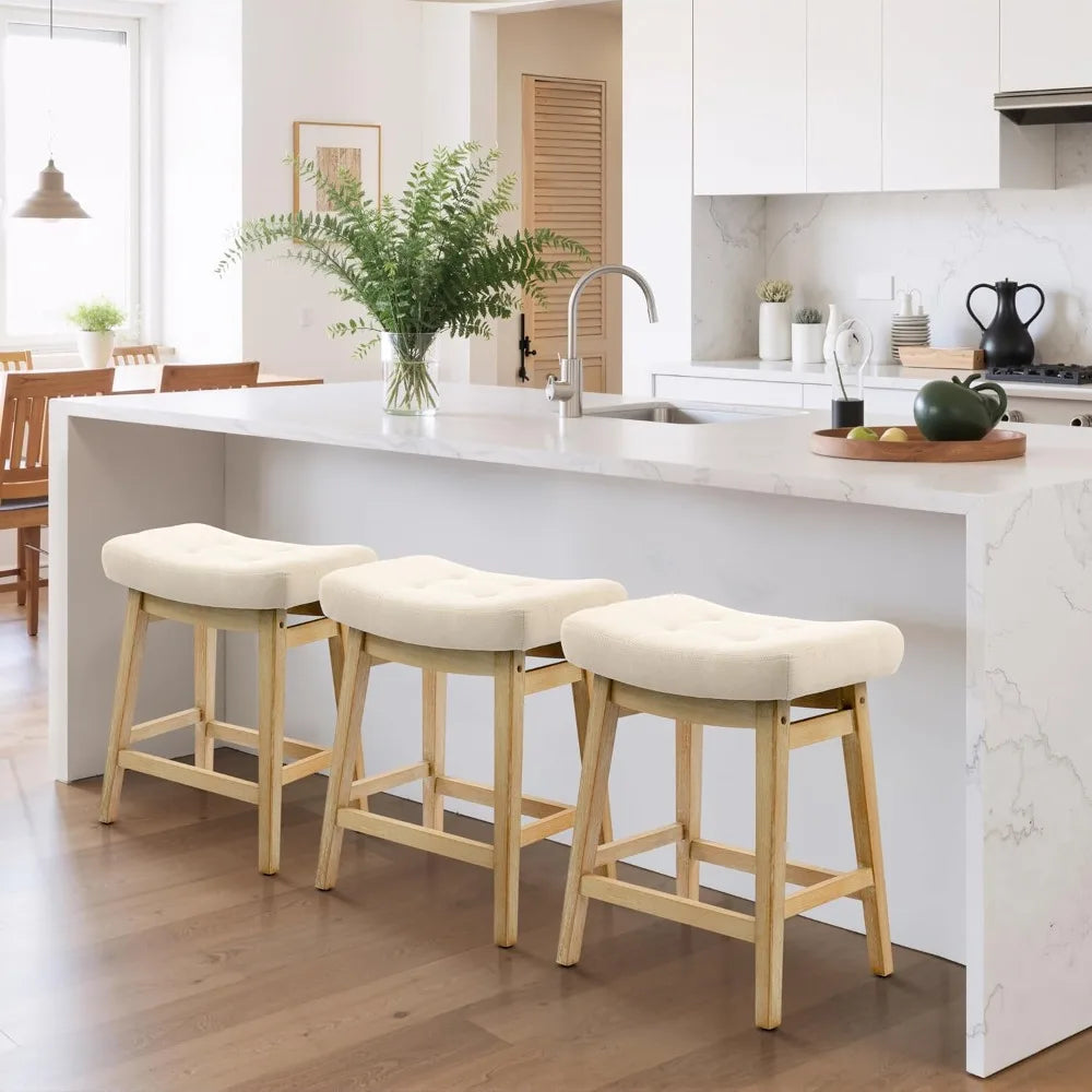 Counter Height Bar Stools Set of 3