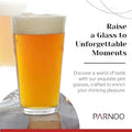 Set of 12 Classic Beer Pint Glasses